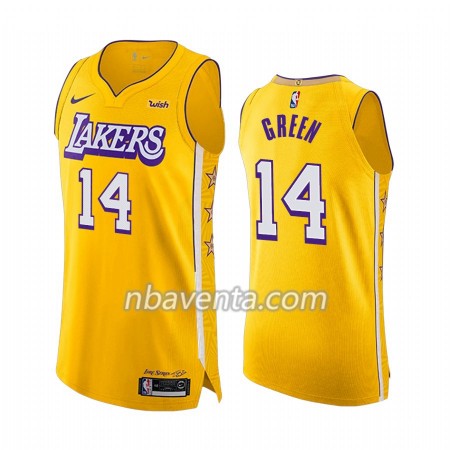Camiseta Hombre Los Angeles Lakers Danny Green 14 2019-20 Nike City Edition Swingman